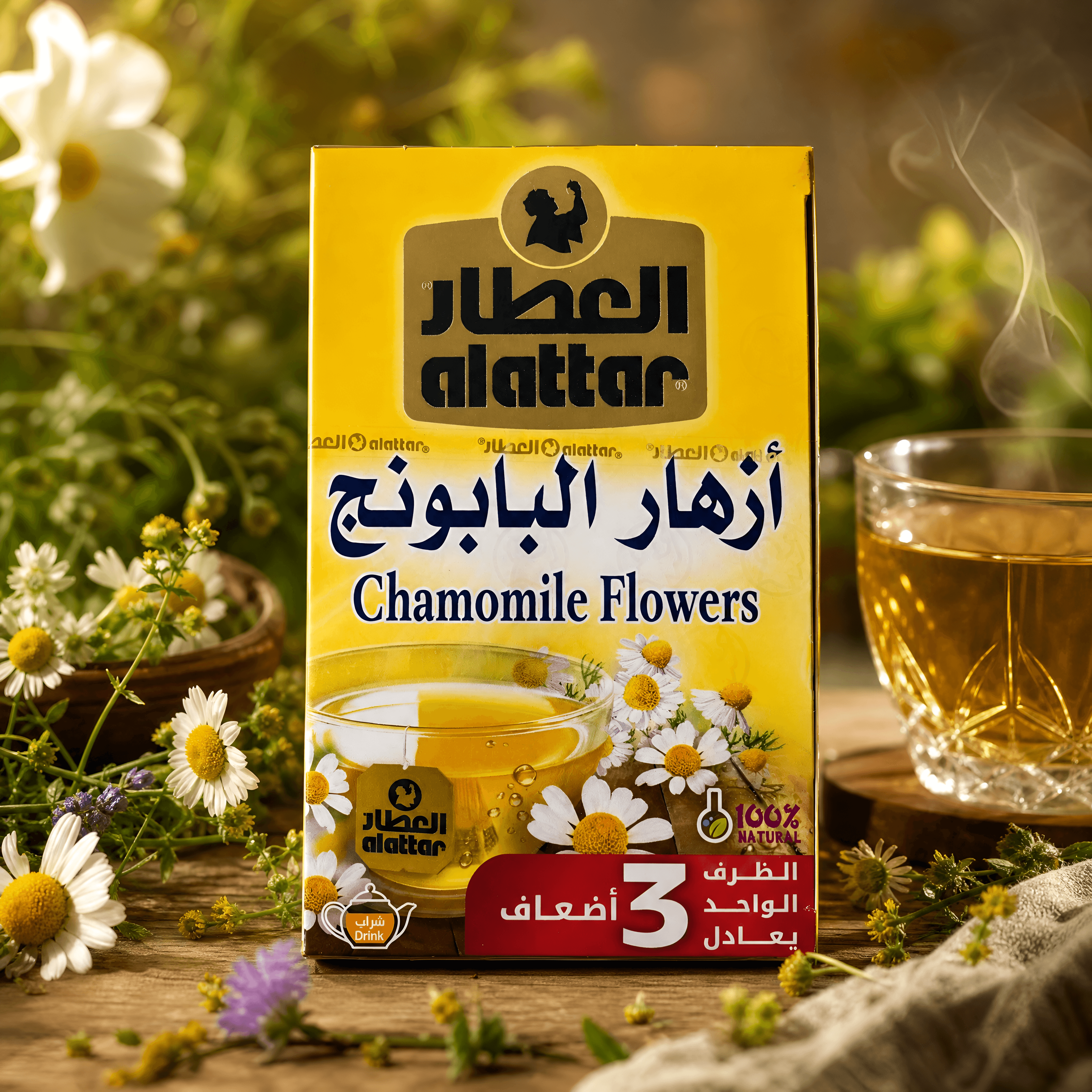 Al-Attar Chamomile Flowers herbal tea