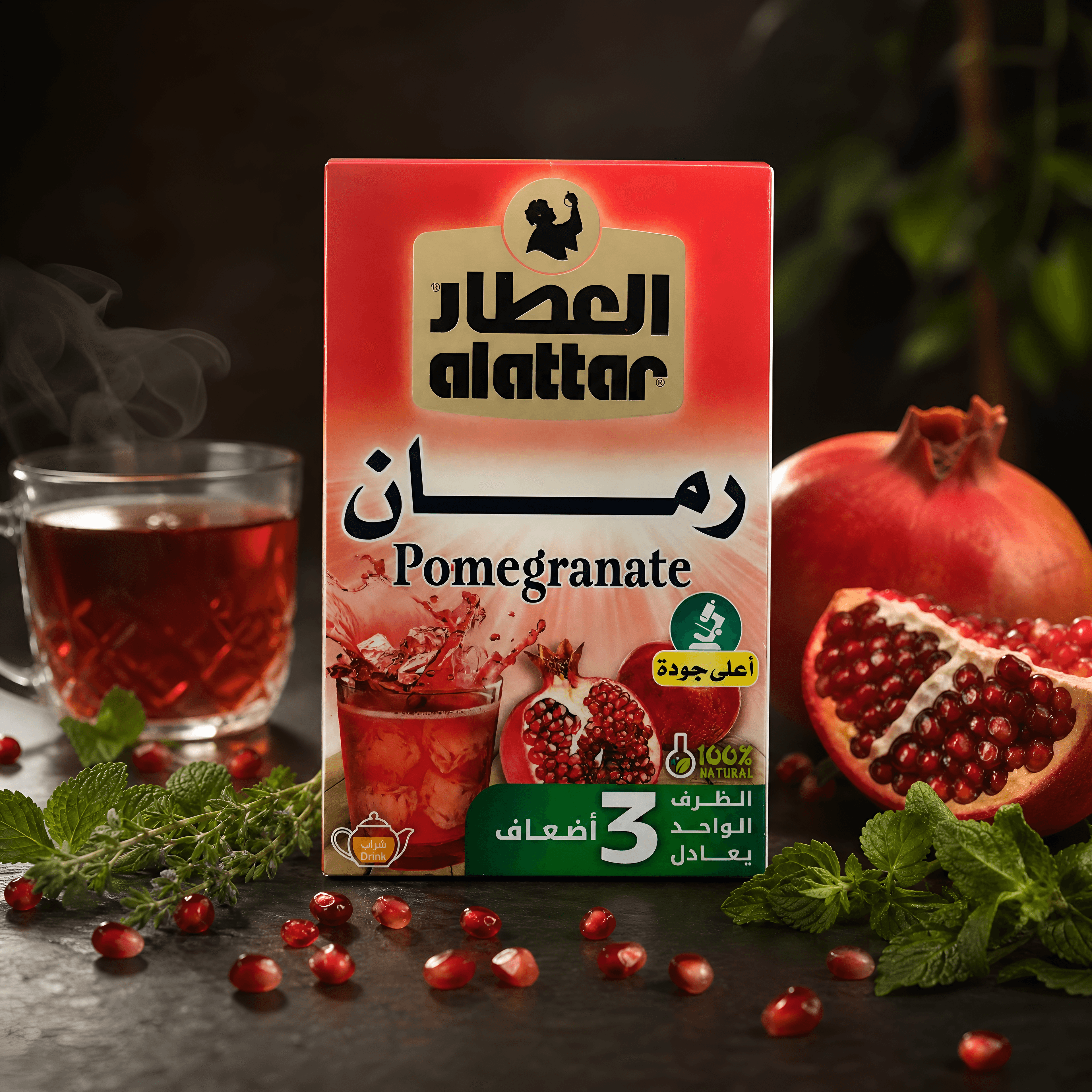 Al-Attar Pomegranate herbal tea
