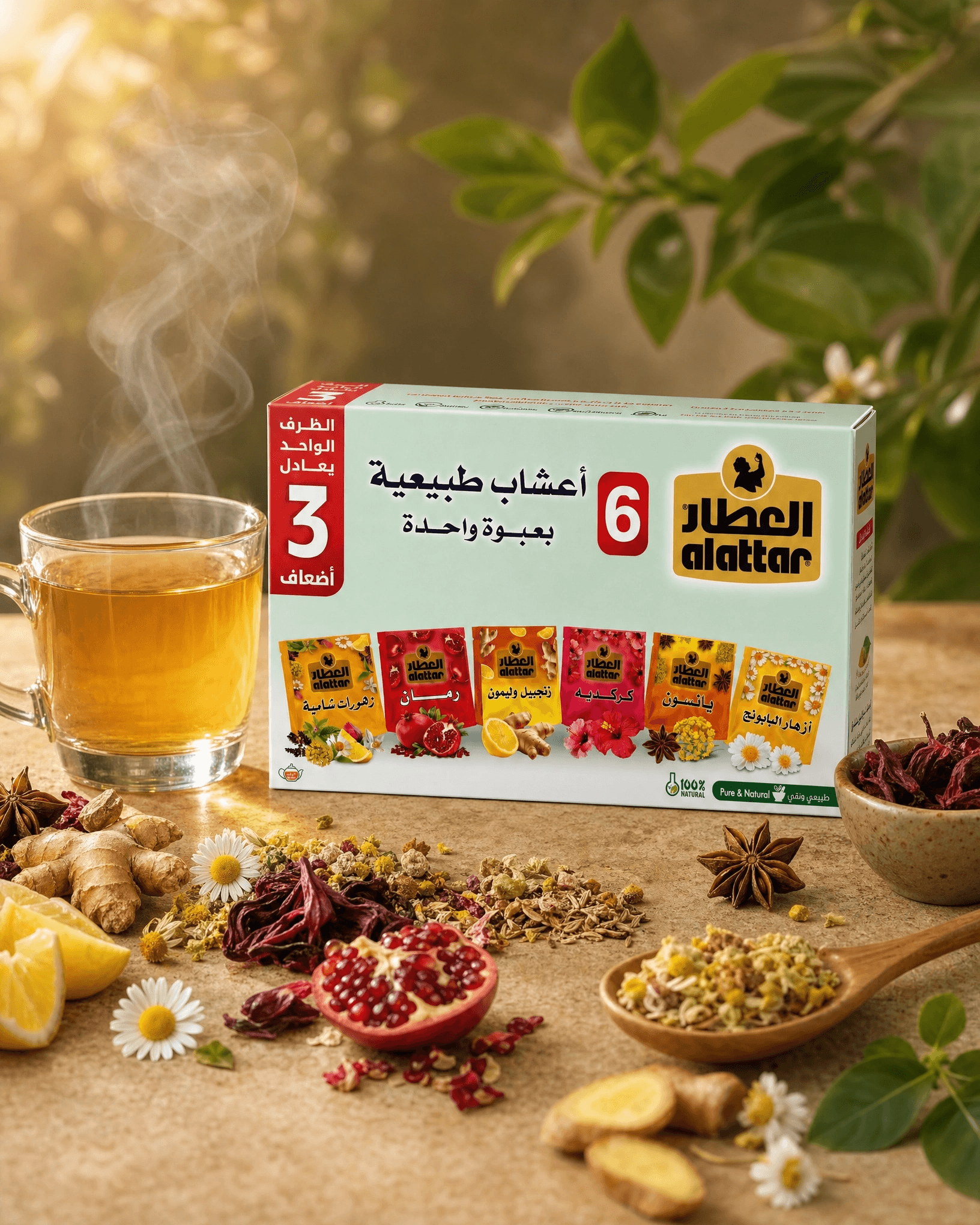 Al-Attar Natural Herbs Variety Pack